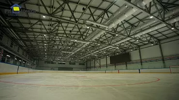 195. Pre-engineered ice arena 30W x 80L x 6H made out of LSF in Tashkent, Uzbekistan