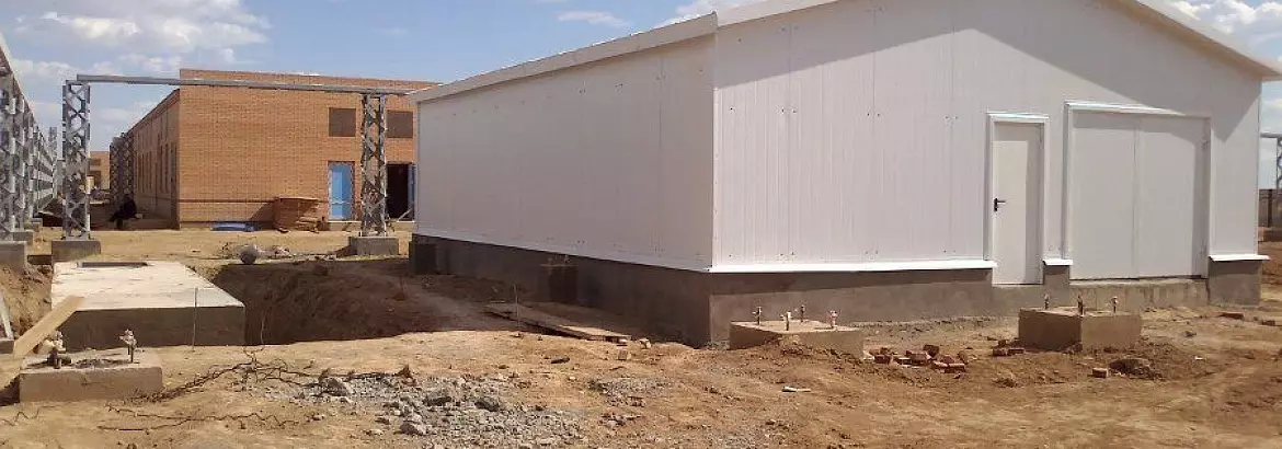 10. A natural gas distribution station, 9х12х4,5, in Atyrau, Kazakhstan