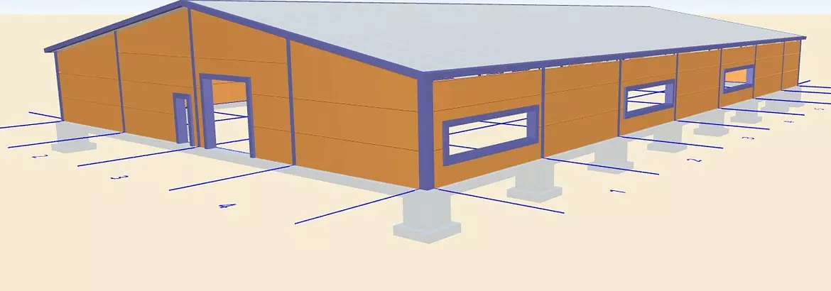 147. Pre-fabricated Aqua farm 24x40x3 for sturgeon breeding in Shchekino, Russia
