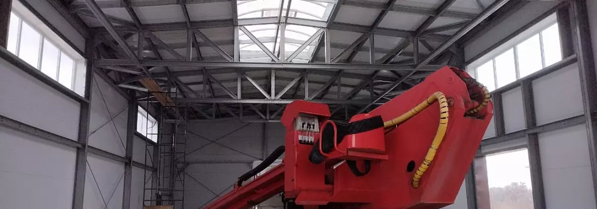 162. Pre-fabricated workshop 12W x 36L x 6H for flour processing in Derbent, Russia