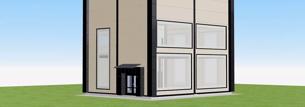 215. Pre-engineered office/museum (10W x 15L x 3.6/3H) in Saki, Crimea, Russia.