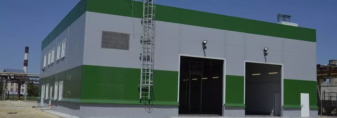 91. Prefabricated cleaning station for tank containers 20 x 24 x 7.2 in Tolyatti, Russia