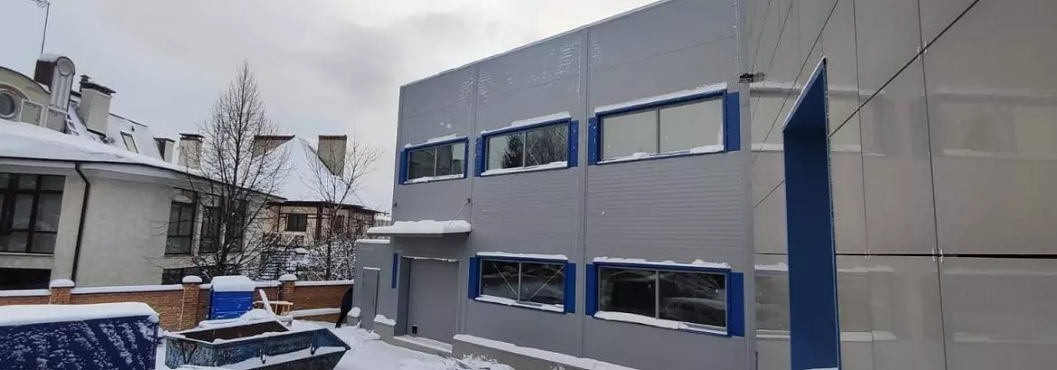 170. Prefabricated two-story workshop / office 10W x 14L x 6H in Krasnogorsk, Russia