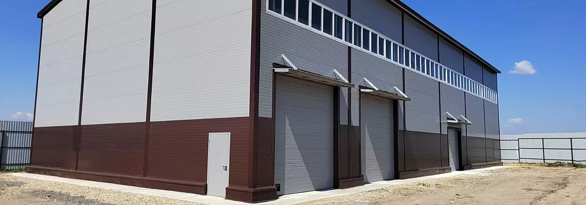 172. Pre-fabricated workshop / warehouse 18W x 36L x 8H with a crane beam 3.2t for the manufacture of technical gases in Pavlovsky Posad, Russia