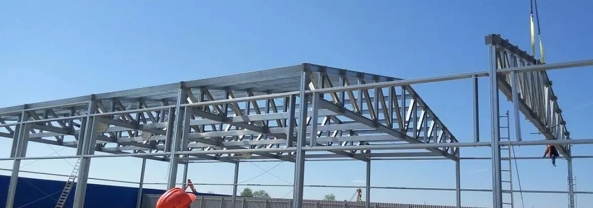 89. Prefabricated warehouse for storage of Chinese auto components 18 x 54 x 6.4 in Chekhov, Russia