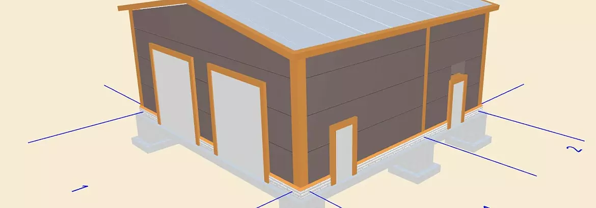 153. Pre-fabricated service station (auto repair shop) 10х10х4 in Dzerzhinsk, Moscow region, Russia