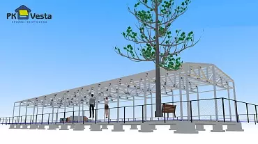 202.  Pre-engineered steel hangar 16W  x 67L x 6H (1,072 sq.m.) to Atyrau, Kazakhstan