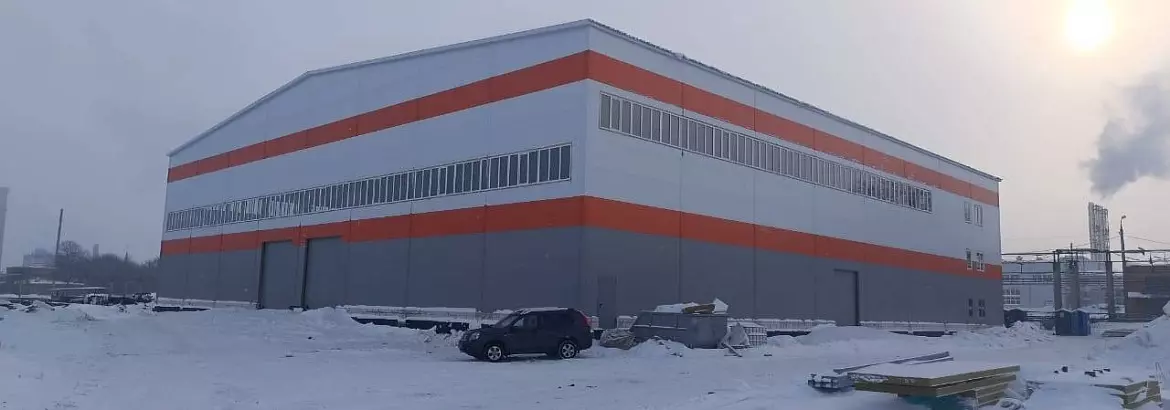 165. Prefabricated workshop 48x48x10 for the manufacture of suitcases in Uzlovy, Russia