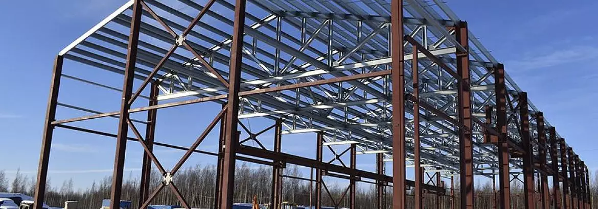 114. Pre-fabricated workshop for the repair of equipment for oil fields 18 х 60 х 8.9 in Nefteyugansk, Russia
