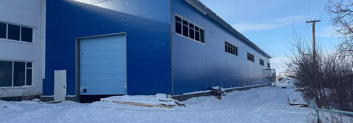 183. Pre-engineered workshop 10W x 54L x 6.5H for the repair of carriage wheels in Ekibastuz, Kazakhstan