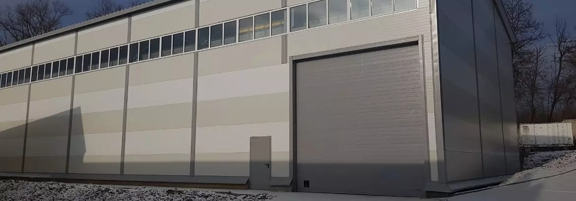 181. Prefabricated workshop/warehouse 18W x 36D x 8H with 5t crane in Aleksin, Russia